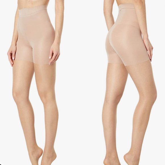 SPANX Other - Red Hot by SPANX Shaping  Sheer Pantyhose Size 2 Barest Bare Nude Tan 20027R